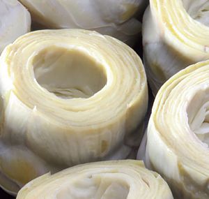 IQF frozen artichoke hearts