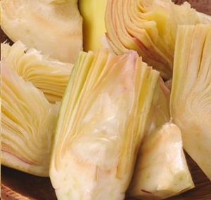 IQF frozen artichoke in halves & quarters