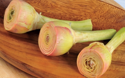 IQF artichokes with stem